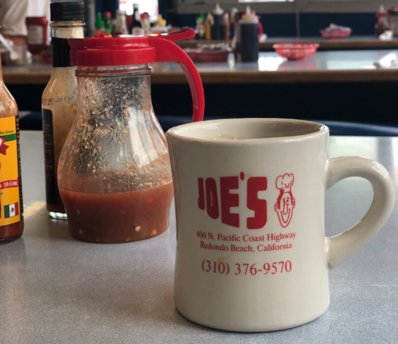 レドンドビーチ周辺のおすすめ朝食・ランチのEAT AT JOE'Sのコーヒー